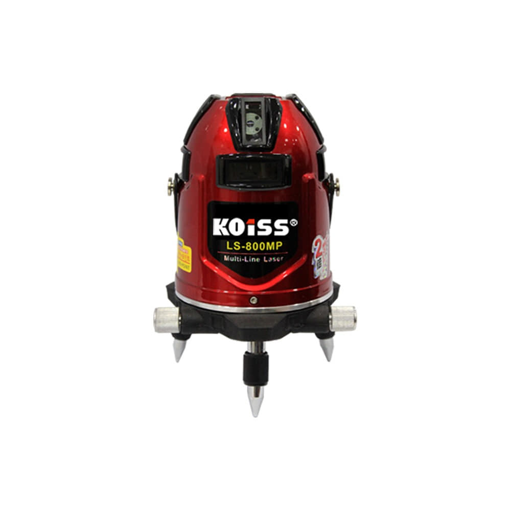 KOISS 코이스 레드라인레이저레벨 LS-800MP 레벨 수평 수직 레이져 조족기 모터 전자동 전자센서